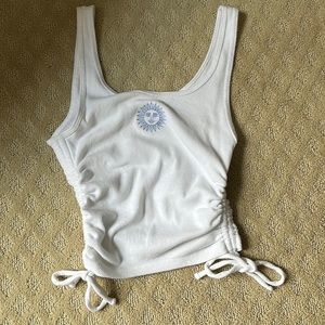 Hollister cinched tie top